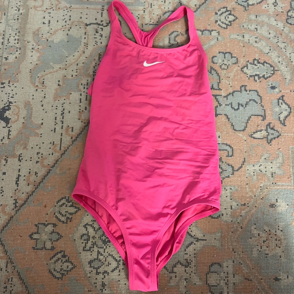 Pink Nike swimsuit